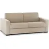 Talamo Italia Canapé fixe 3 places en tissu beige 180x95 cm