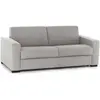 Talamo Italia Canapé fixe 3 places en tissu gris 180x95 cm