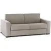 Talamo Italia Canapé fixe 2 places en tissu tourterelle 140x95 cm