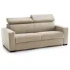 Talamo Italia Canapé fixe 2 places en tissu beige 140x95 cm