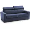 Talamo Italia Canapé fixe 2 places en tissu bleu 140x95 cm