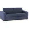 Talamo Italia Canapé fixe 2 places en tissu bleu 140x95 cm