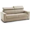Talamo Italia Canapé fixe 2 places en tissu beige 160x95 cm