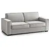 Talamo Italia Canapé fixe 3 places en tissu gris 180x95 cm