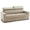 Talamo Italia Canapé fixe 3 places en tissu beige 180x95 cm