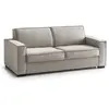 Talamo Italia Canapé fixe 2 places en tissu tourterelle 140x95 cm