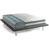 Talamo Italia Matelas double en mousse à mémoire de forme blanc 140x190 cm
