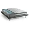 Talamo Italia Matelas double en mousse à mémoire de forme blanc 160x190 cm