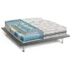 Talamo Italia Matelas double en Memory Foam blanc 160x190 cm