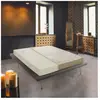 Talamo Italia Matelas demi-carré en tissu blanc 120x190 cm