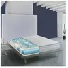 Talamo Italia Matelas demi-carré en mousse à mémoire de forme blanc 120x200 cm