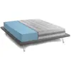 Talamo Italia Matelas double en Memory Foam blanc 160x200 cm