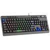 Sparco SPMEMKEYBOARD clavier Jouer USB QWERTY Anglais américain Noir
