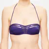 La Perla - Haut de maillot bandeau Mirage violet T.36/C