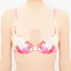 La Perla - Haut de maillot Fleur de Plume imprimé multicolore T.38/A