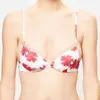 La Perla - Haut de maillot Fleur de Plume fleuri blanc/rouge T.36/C