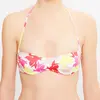 La Perla - Haut de maillot bandeau Fleur de Plume imprimé multicolore ...