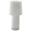 Fontana Arte - Lampe extérieur sans fil rechargeable Cameo - Blanc - M...
