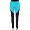 Pantalon long Montura Slick 2 bleu turquoise noir femme - L