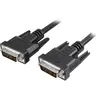 IC Intracom TECHly - Câble DVI - liaison double - DVI-D (M) pour DVI-D (M) - 1.8 m - vis moletées - noir