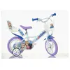 SCH SNOW QUEEN 12", vélo pour enfants, de 3 à 5 ans, de 85 à 105 cm, avec panier, trompette et porte-enfant, blanc