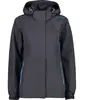 CMP - Veste femme avec zip et capuche respirante, Anthracite, XXXL