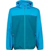 CMP - Veste imperméable à capuche pour hommes, Lac profond, 52