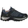 Chaussures CMP Rigel Low Waterproof bleu foncé noir gris clair femme - 38