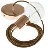 Creative Cables Lampe Suspendue Pendel Rz23 Zigzag 50 Cm