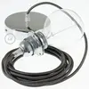 Creative Cables Rm26 Diy 2 M Hanging Lamp Pendel For Lampshade Gris