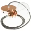 Creative Cables Rn02 1 M Hanging Lamp Pendel For Lampshade Gris