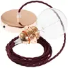 Creative Cables Tm19 Diy 50 Cm Hanging Lamp Pendel For Lampshade Rouge