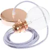 Creative Cables Lampe Suspendue Pendel Pour Abat-jour Rz07 Zigzag 50 Cm