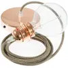 Creative Cables Lampe Suspendue Pendel Pour Abat-jour Rd73 Zigzag 50 Cm