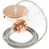 Creative Cables Rl02 50 Cm Hanging Lamp Pendel For Lampshade Argenté