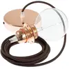 Creative Cables Rm13 Diy 1 M Hanging Lamp Pendel For Lampshade Marron