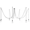 Creative Cables Lampe Suspendue Spider 7 Falls With Light Bulb