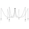 Creative Cables Lampe Suspendue Spider 6 Falls With Light Bulb