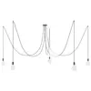 Creative Cables Lampe Suspendue Spider 5 Falls With Light Bulb