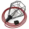 Creative Cables Serpent De Table E27 Noir Avec Abat-jour Diamant Noir Avec écrou à Anneau Et Serre-câble Cylindrique Noirfiche Anglais 3 M