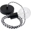 Creative Cables Lampe Suspendue Pendel Rp04 Bicolored 1 M