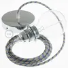 Creative Cables Lampe Suspendue Pendel Pour Abat-jour Rd55 Stripes 2 M