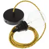 Creative Cables Tm25 50 Cm Hanging Lamp Pendel For Lampshade Jaune