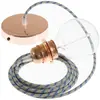 Creative Cables Rd55 Stripes Diy 1 M Hanging Lamp Pendel For Lampshade...
