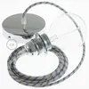 Creative Cables Lampe Suspendue Pendel Pour Abat-jour Rd55 Stripes Diy 1 M