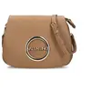 VALENTINO Sac à épaule bandoulière Moses Flap Bag Beige pour femme
