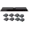 Techly extender splitter hdmi 1 x 8 avec ir sur câble cat. 6 jusquà 50 m