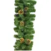 DMORA Décoration de Noël Dnore, Ornement de Noël, Ornement de fête, Décoration festive, Made in Italy, 275x28 h28 cm, Vert
