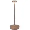 Lampe de table LED Zafferano Swap, bronze mat, rechargeable et dimmabl...