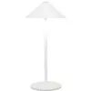 Zafferano - Lampe de table led rechargeable Pina l Desk blanche, 6W, I...